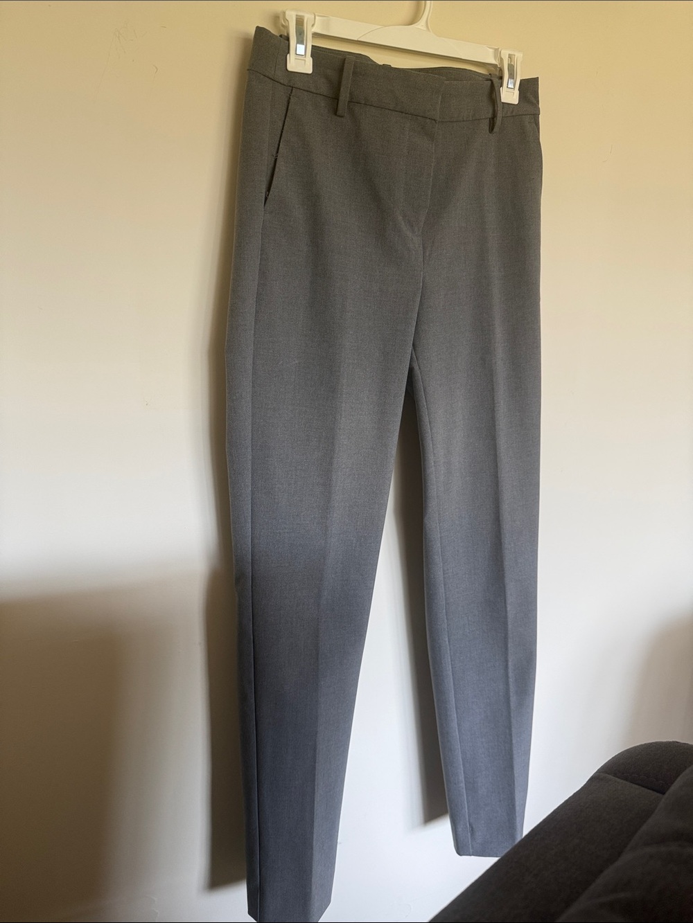 J. Crew Women’s Gray Dress Pants - Tailored Flat Front